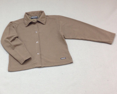 Wms Button French Jacket Cola Nut